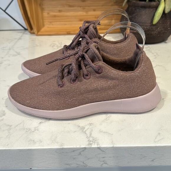 Allbirds Wool Runners Women's Running Shoes merino Wool Rose Pink l size 7 - Picture 5 of 11